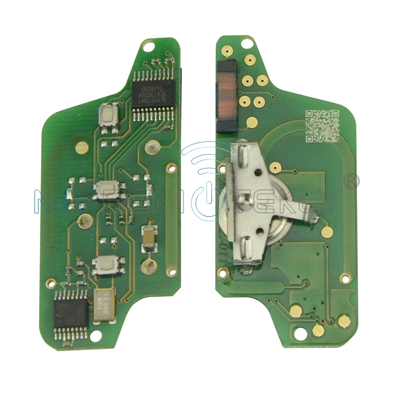 Remtekey CE0523 Flip remote car key 3 button middle trunk for Peugeot key for Citroen key ASK 433 mhz ID46 - PCF7941 VA2