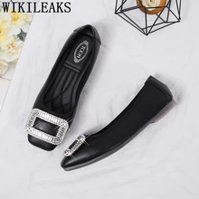 Женская обувь на толстой подошве; водонепроницаемые Мокасины без застежки; кожаная итальянская дизайнерская обувь для женщин; женская обувь на плоской подошве; mocassim feminino sapato feminino