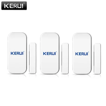 KERUI 433mhz Wireless Door Window Sensor Open Detector GSM PSTN Home Alarm System Home Security Voice Burglar Smart Alarm System 1