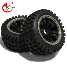 King Motor Baja Monster tire rear completed set with poision rim for HPI BAJA 5B Parts