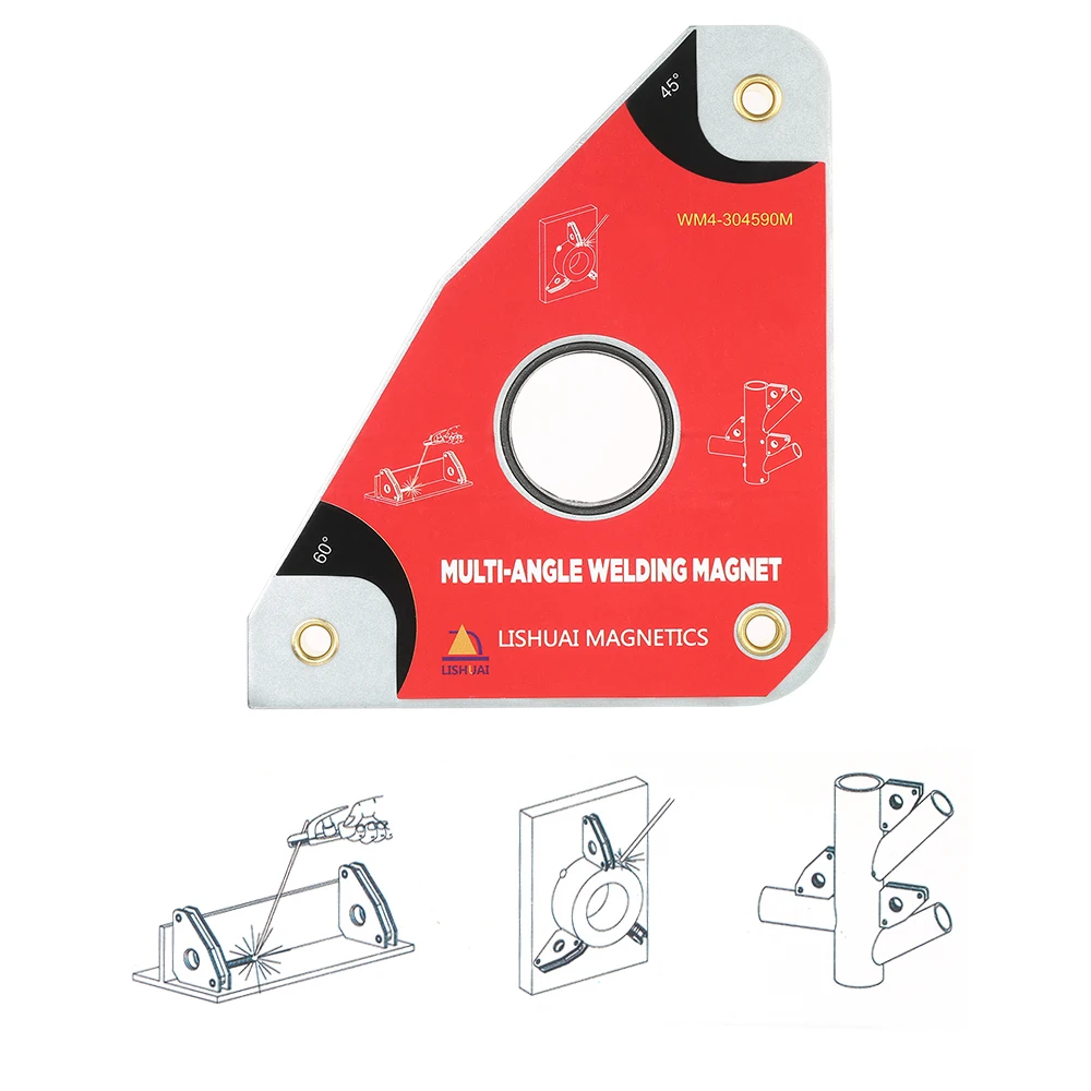 Multi-angle Strong Force 40kgf Neodymium Welding Magnet Magnetic Clamp Holder 30/60/45/90 degrees ium Size