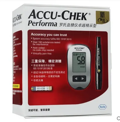 

2018 Glicose Diabete Wholesale Trading] Type Roche Excellence Excellent Glucose Meter Accu - Chek Performa Contains No Dipstick