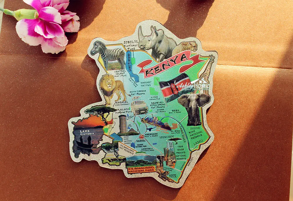 Kenya Tourist Travel Souvenir Fridge fridge souvenir