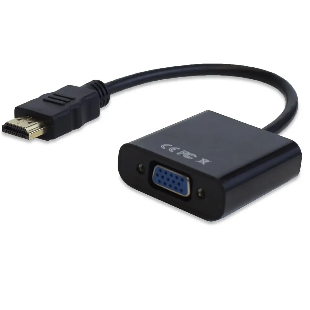 10pcs/lot New laptop to projector hdmi to vga cable converter adapter hdmi vga video convertor hdmi-vga cable male to female 10pcs/lot New laptop to projector hdmi to vga cable converter adapter hdmi vga video convertor hdmi-vga cable male to female