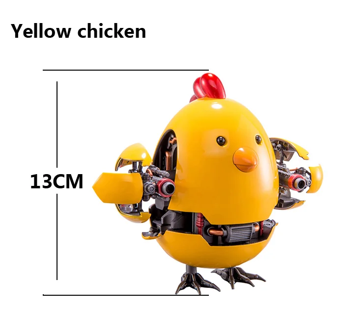 Перегруженный курица Супермен Бэтмен металлический сплав ручной офис модель деформации робот креативный подарок на день рождения игрушка кукла капсула