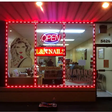 led window border light 1000ft led window border with black track and