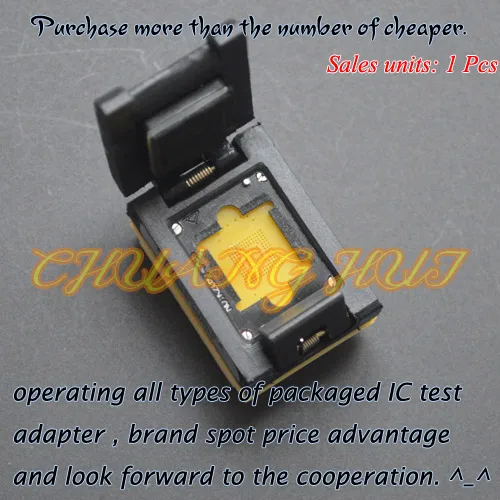 

FBGA153/169-0.5 test socket EMMC 30pin 11.5X13 ic socket