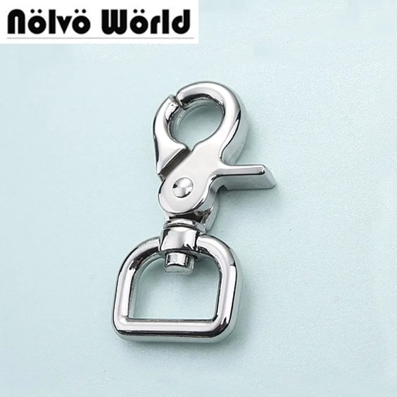 

30pcs 5/8 inch 5.2*1.7cm silver tone powerful swivel clasp lobster claws swivel hook for dog shirt collar and leash set