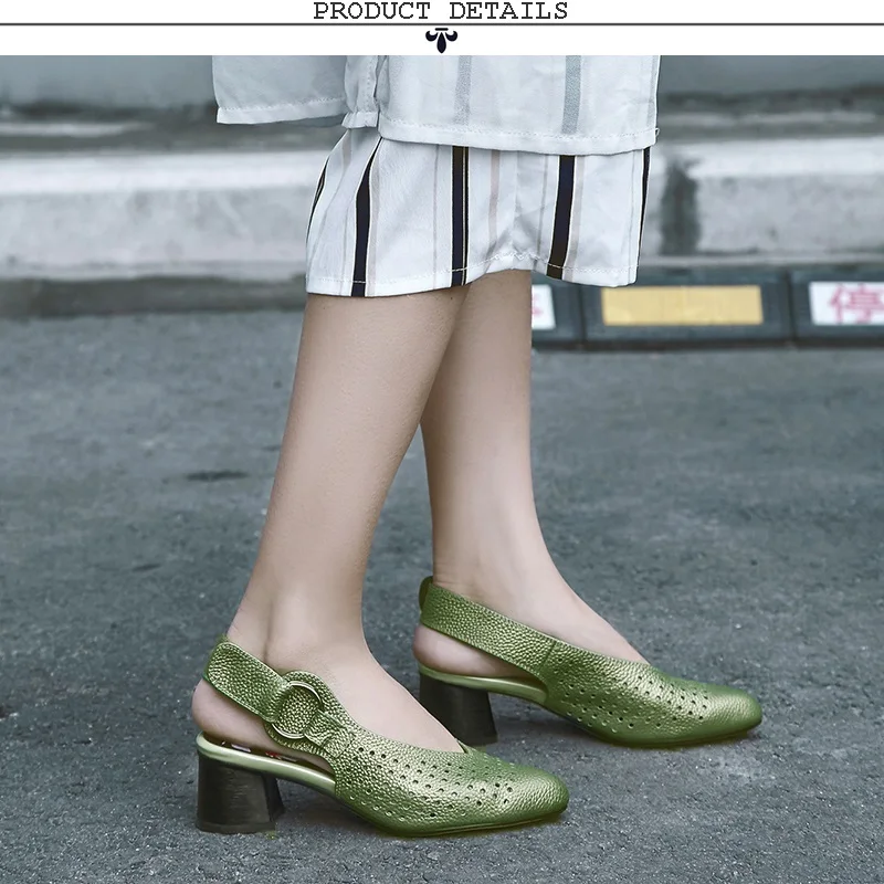 Egonery/Женская обувь; сезон весна-лето; новые модные пикантные женские туфли-лодочки из натуральной кожи высокого качества с круглым носком; Уличная обувь; большие размеры
