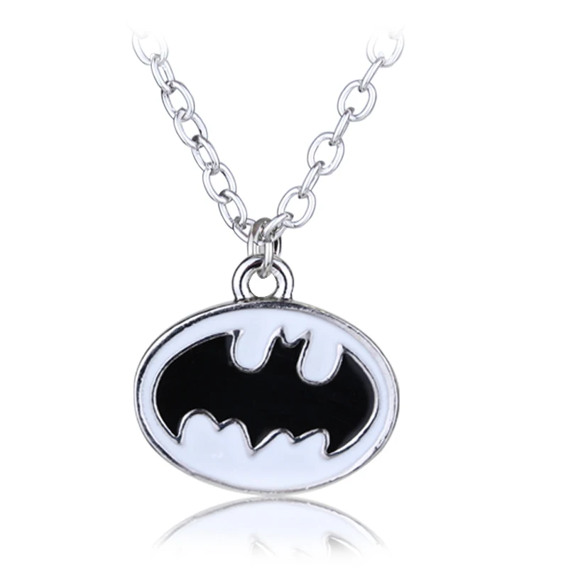 

High-quality necklace Bat man European and American movies Jewelry Batman pendant necklaces (order 10pc will send you 11pc)