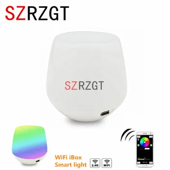 

DC5V Mi light 2.4G Wireless Wifi iBox Led Controller Dimmer APP iOS Android Remote Control RGB LED Bulb lamp Night