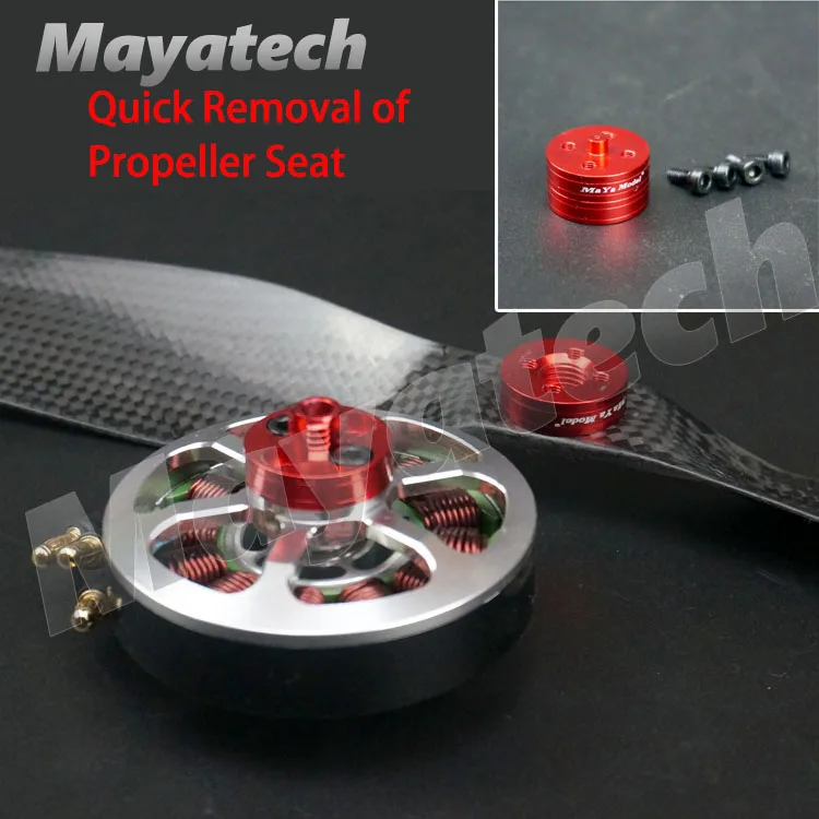 

Mayatech CNC RC Aluminum Alloy Quick Release Propeller Seat Tarot CW CCW For DIY Multirotor Drone Quadcopter Self-tightening