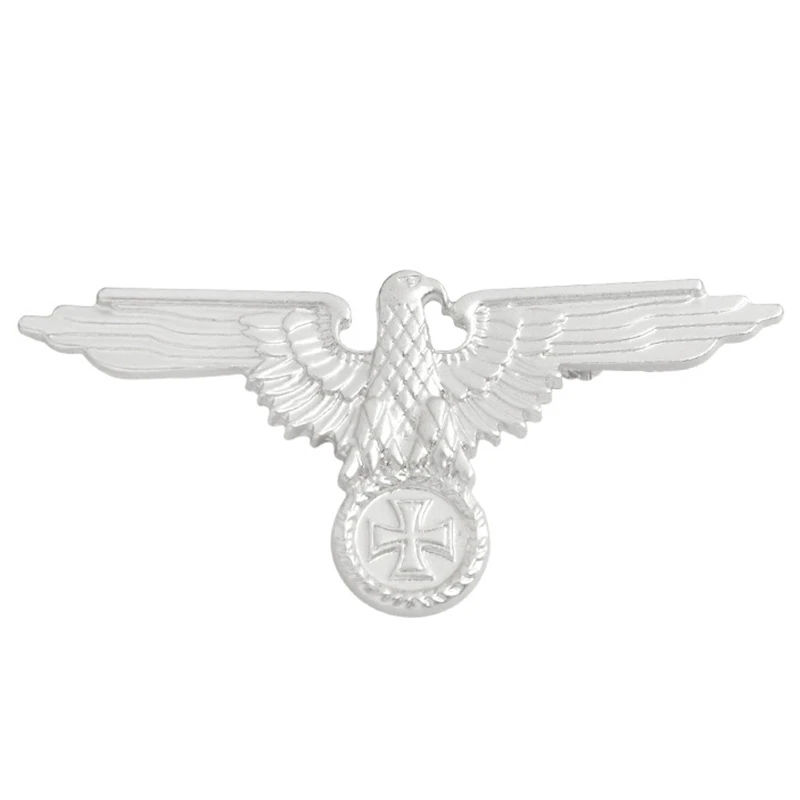 

German Military Eagle Gold/Silver Brooches Badges Lapel pin Brooches Cap Cockade Men's jewelry