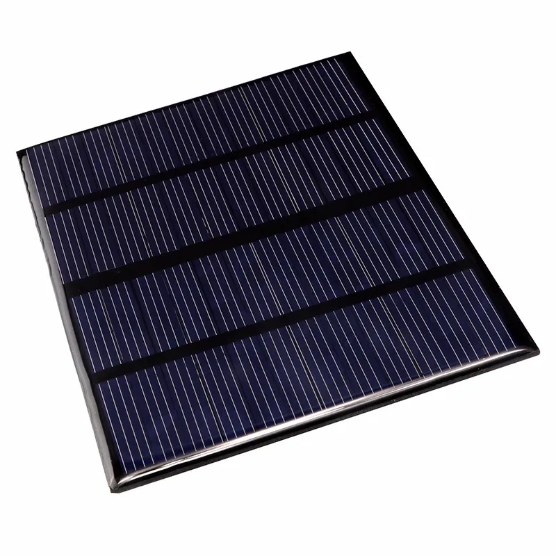 1Pc 12V 1.5W Wholesale Dropshipping MOONBIFFY Solar Panel Epoxy Polycrystaline Power Charge Module 115x85mm Mini Solar Cell