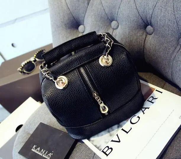 Новый 2016 хан издание раздвоение личности мода молния ведро ретро коробка руки мешок одного плеча