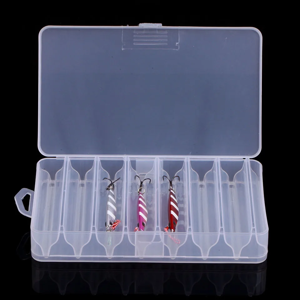 Fishing Box for Baits Double Sided Plastic Lure Boxes Fly Fishing