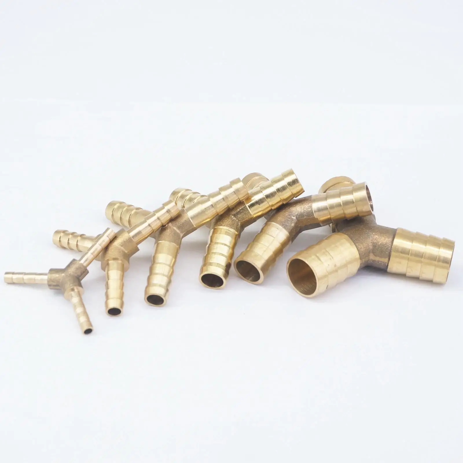 Y Hose Barb I/D 4 мм 6 7 8 10 12 14 16 3 способа латунные соединители для муфты|Фитинги труб| |