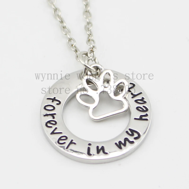 2015 New Arrive Pet Memorial Jewelry Pet Loss Gift "forever In My Heart