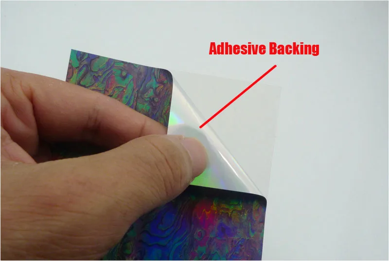 Lure Sticker - seashell adhesive backing - lifefly