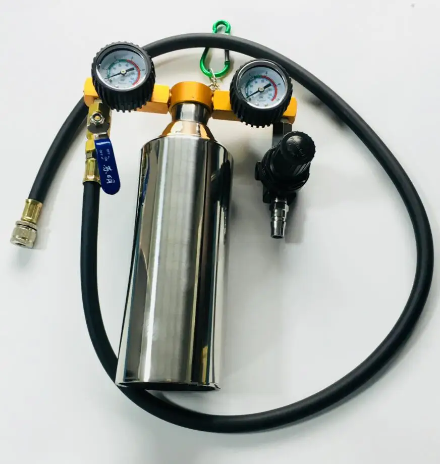 

Universal Automotive Non-Dismantle Fuel System Double Watch Cleaning Bottle Auto Gasonline Injector Clean For Petrol Cars Tool