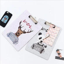 A4 милый заполняющий продукт, Обложка, доска для офиса, школы, приемные принадлежности, прекрасный мультфильм, животное, позвоночник, барная бумага, записная книжка