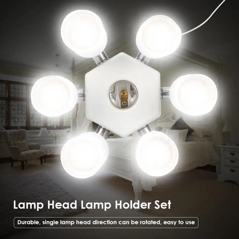 

Universal E26/E27 Hanging Lamp Holder LED Light Socket Base Bulb Splitter Flexible Extended Standard for LED Lamp Bulbs