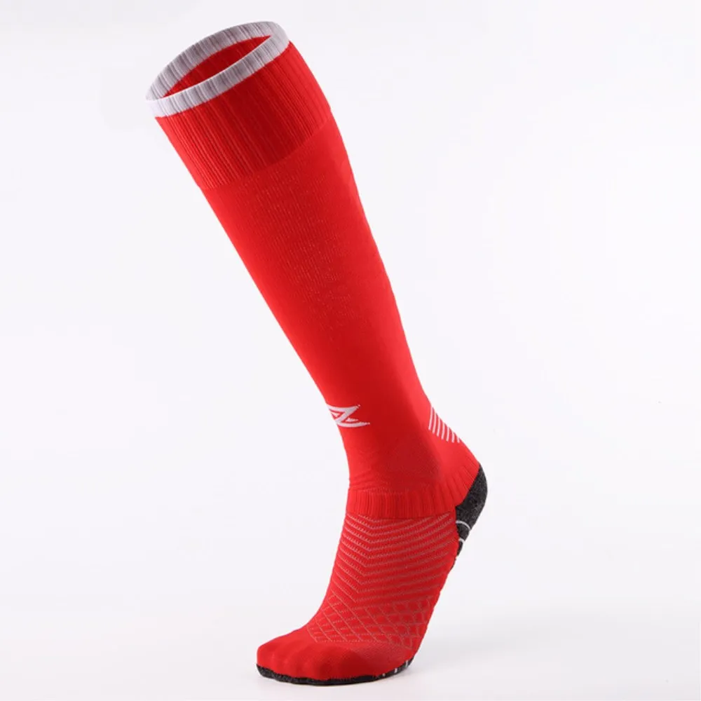 Высокое качество профессиональные спортивные футбольные Носки дышащие быстросохнущие Компрессионные носки гольфы Высокие гольфы носки для мужчин и женщин