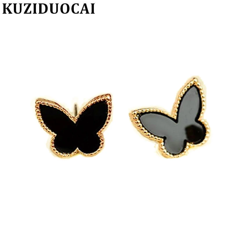 

Kuziduocai 2017 New ! Fashion Fine Jewelry Delicate Elegant Temperament Butterfly Gold Color Earrings For Women Gifts E-366