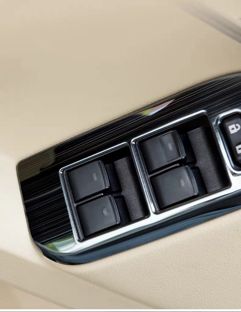 2010- нержавеющая крышка окна автомобиля переключатель панели планки для Toyota Land Cruiser Prado 150 аксессуары
