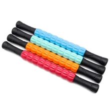 Высококачественный портативный массажер для мышц Расслабляющая Массажная палочка фасции стержень ролик зубчатое устройство медленный глубокий массажный вал для мышц Йога