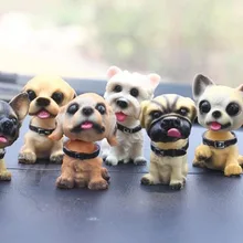 6 шт./компл. украшение автомобиля авто аксессуары собака Милая Смола домашнее животное украшение интерьера аксессуары Automovil автомобильный Стайлинг