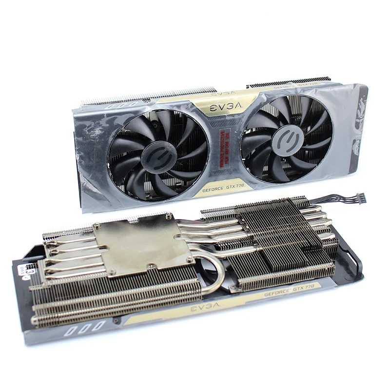 Для EVGA GTX770 2 Гб двойной SC w/ACX Графика Видеокарта кулер вентилятор охлаждения шаг 58 мм