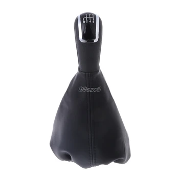 

6 Speed Car Gear Shift Lever Knob Gaiter Boot For Mercedes C-Class W203 S203 DropShip