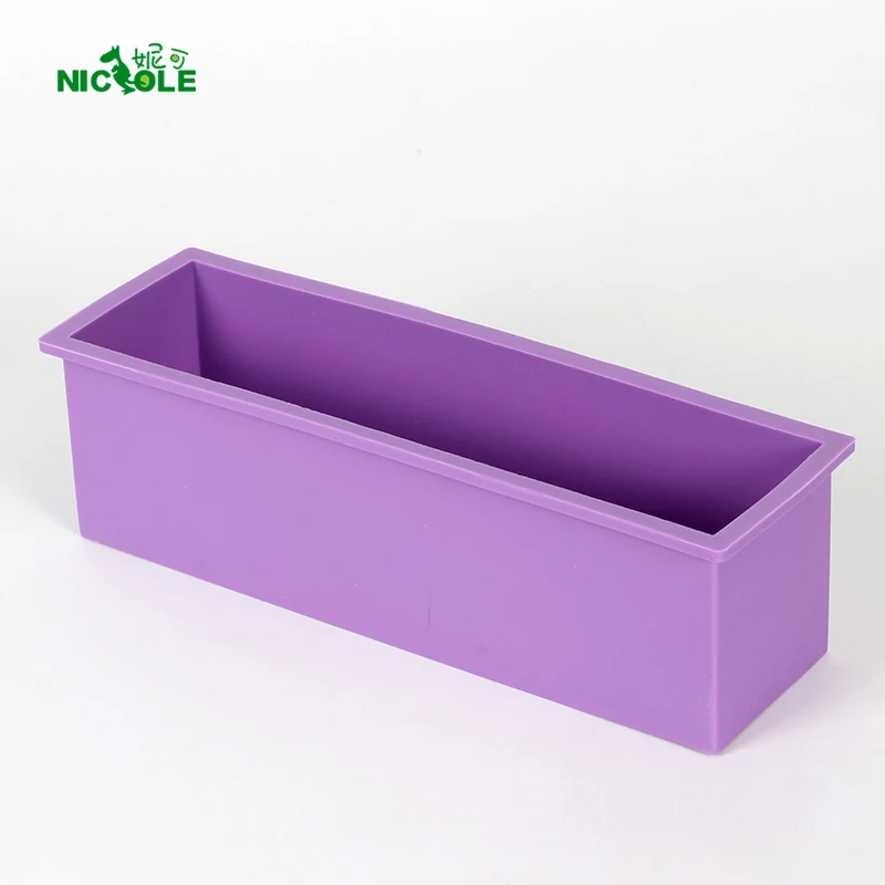 

Food Grade Silicone Rubber Liner Rectangle Soap Loaf Molds Swirl Soap Molds Pastry Cake Baking Bakeware