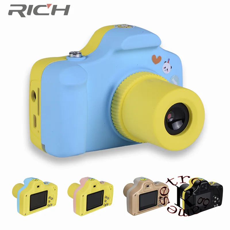 US $436.05 DHL 20pcsLot Rich A11 15 Inch 2MP Mini Igital Camera For Kids Baby Cute Cartoon Multifunction Toy Camera Children Birthday