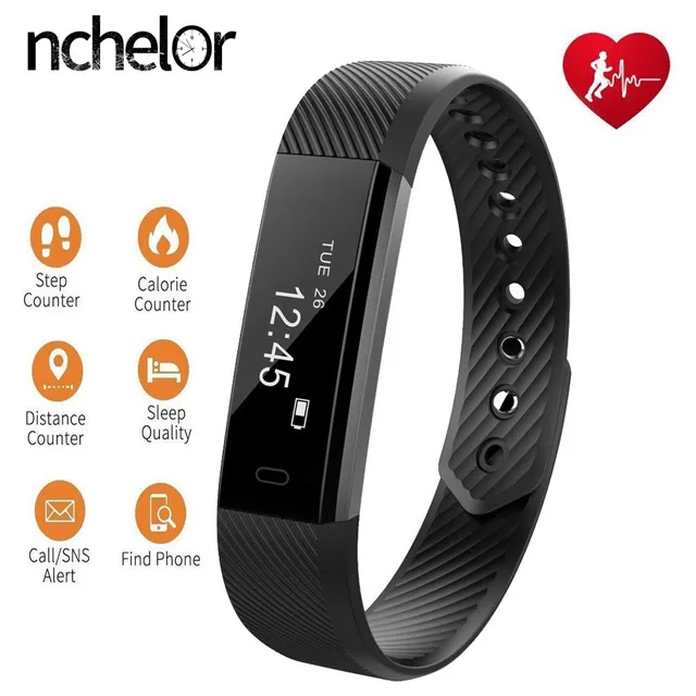 Nuovo Id115hr Intelligente Banda Di Frequenza Cardiaca Della Vigilanza Di Sport Nuovo Id115hr Intelligente Banda Di Frequenza Cardiaca Della Vigilanza Di Sport