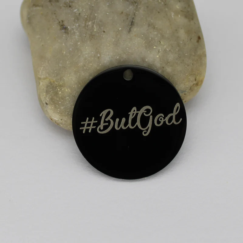 

Ladyfun Religious Stainless Steel God Charms- #ButGod Charm for jewelry making
