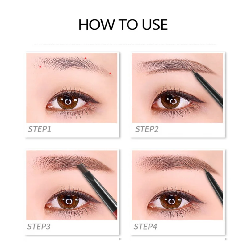 2019 1PC Double-head Eyebrow Pencil Eyes Makeup Eye Brow Enhancer Women Make up Cosmetics Creamy Brows Pen Brush 2019 1PC Double-head Eyebrow Pencil Eyes Makeup Eye Brow Enhancer Women Make up Cosmetics Creamy Brows Pen Brush