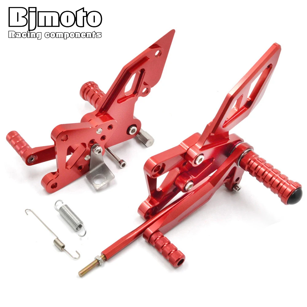 

BJMOTO Motorcycle Adjustable Rearset CNC Aluminum Rearset Base For Yamaha YZF R3 2015-2018 YZF R25 2013-2018 R3 ABS 2017-2018