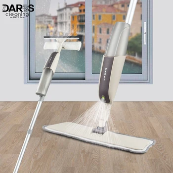 

2 In 1 Spray Mop And Window Cleaning Set, Floor Mop for Kitchen, Bathroom, Hardwood, Laminate, Wood, Ceramic Tiles,Window Glass