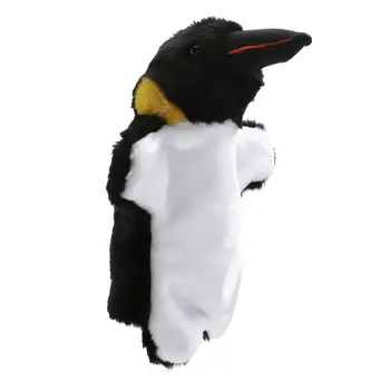 

Cute Penguin Hand Puppet Baby Kids Child Developmental Soft Doll Plush Toy