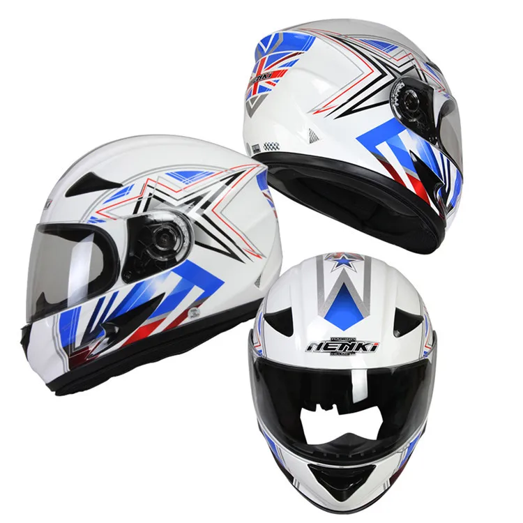 NENKI Полный мотоциклетный шлем Capacete da Motocicleta мотошлем Casque Kask 816z гоночная езда Мужской Женский шлем с шарфом