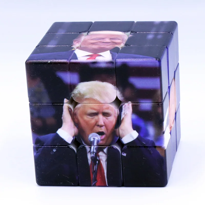 Professional Cube 5 6*5 6 см скорость для Magic Puzzle Трамп принт стикеры детей взрослых