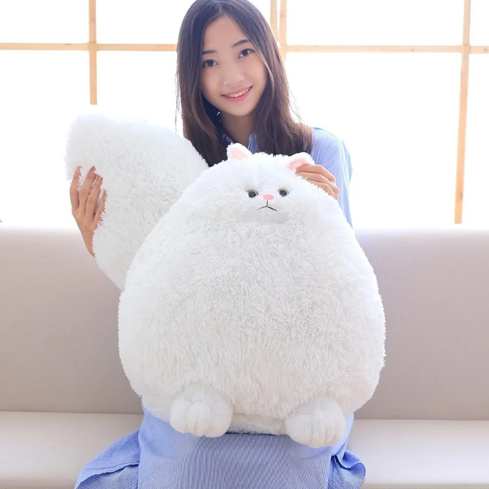 Big Size 30 50cm Long Tail Cute Simulation Persian Cat Plush Toy Grilfriend Birthday Present Kids 2