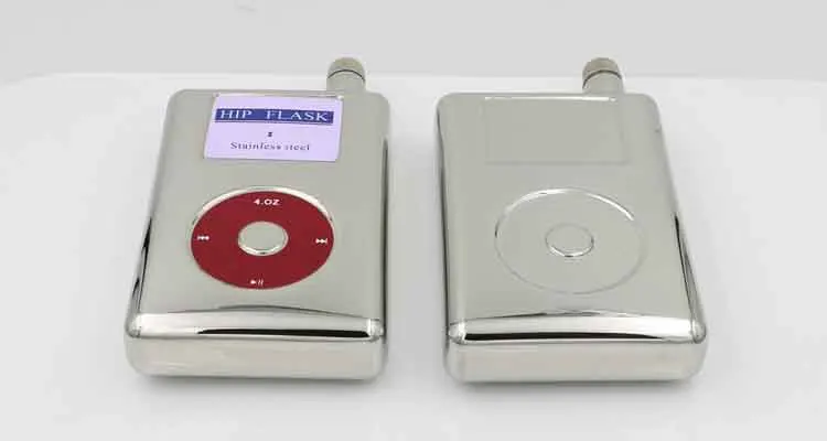1/2/4 шт творческие Mp3 Форма Нержавеющая сталь хип с двойными стенками из нержавеющей стали алкоголя Портативный виски бутылки вина персонализированные фляга подарок свидетелю 4 унции
