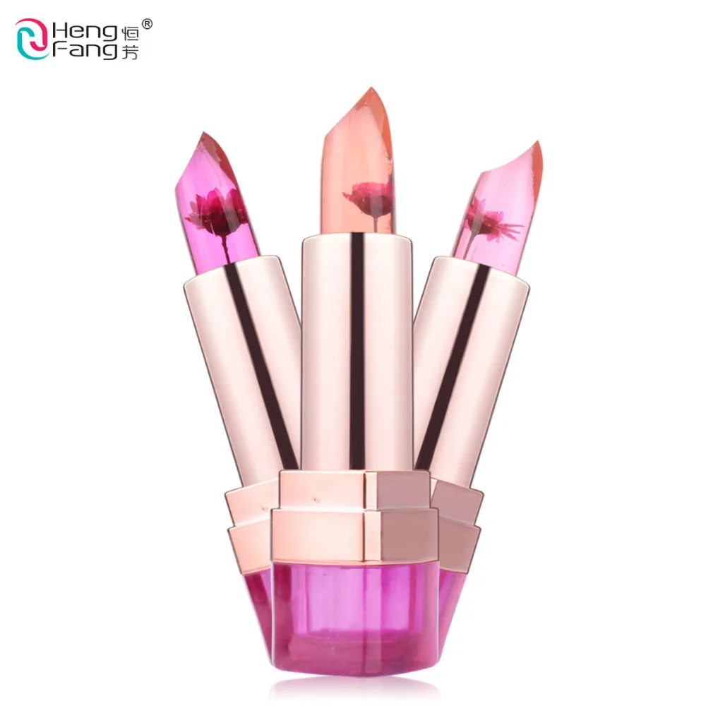 

3Pcs/Lot HengFang Black Chrysanthemum Temperature-changed Lip Balm Wednesday Moisturizer Lips Makeup 3.5g H9266x3