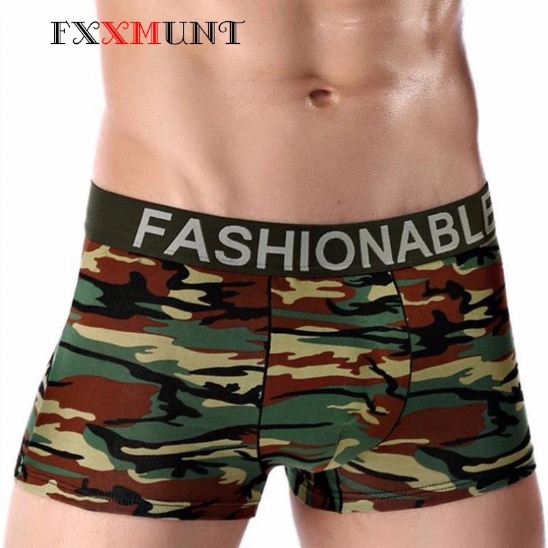 

Men Camouflage Underwear Brand Army Boxer Shorts Ethika Men's Underwear Men Boxers Cotton Cueca Boxer Underpants Brave Trunks