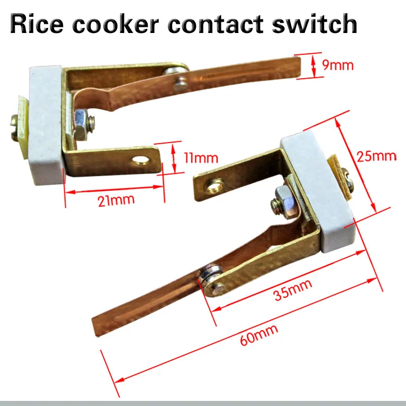 Электрическая рисоварка контактный переключатель, чтобы увеличить биметаллическую медную пластину высокой мощности специальные электрические кухонные принадлежности для риса