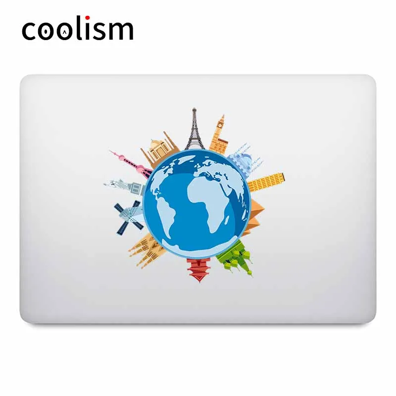 

The Earth Village Comic Laptop Sticker for Apple MacBook Decal Air Pro Retina Touch Bar 11 12 13 15 inch Mac Book Skin Sticker