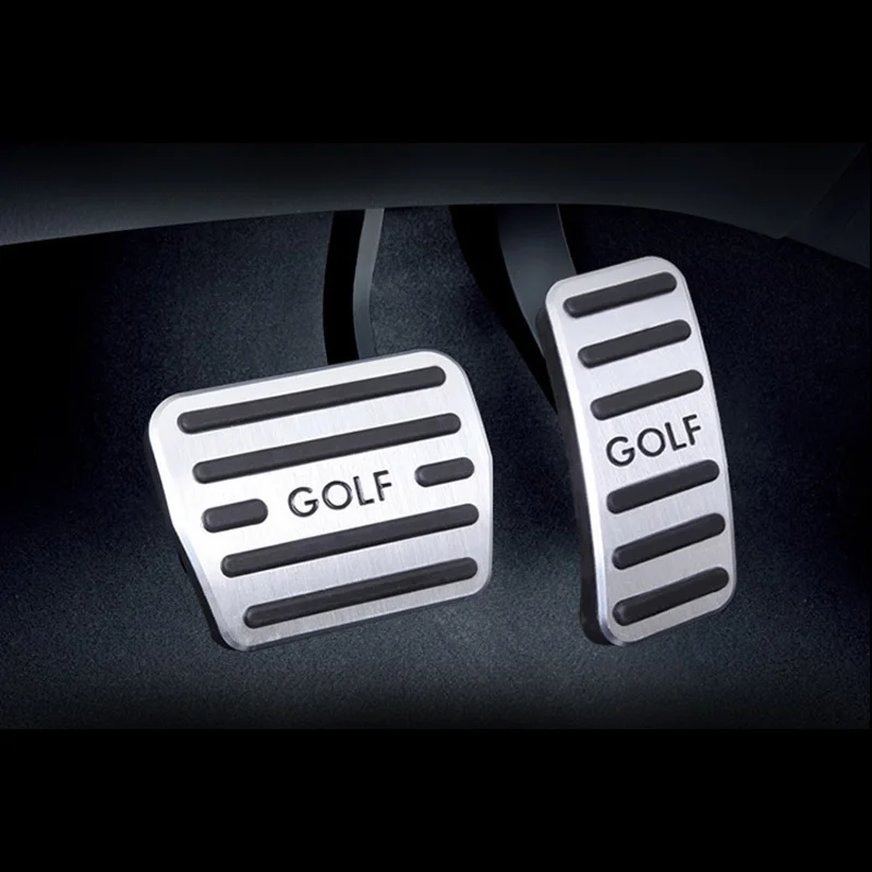 Автомобильный акселераторная панель газа тормоза педали сцепления крышка Accssory МТ AT для Volkswagen Golf 7 Golf7 Mk7 2013